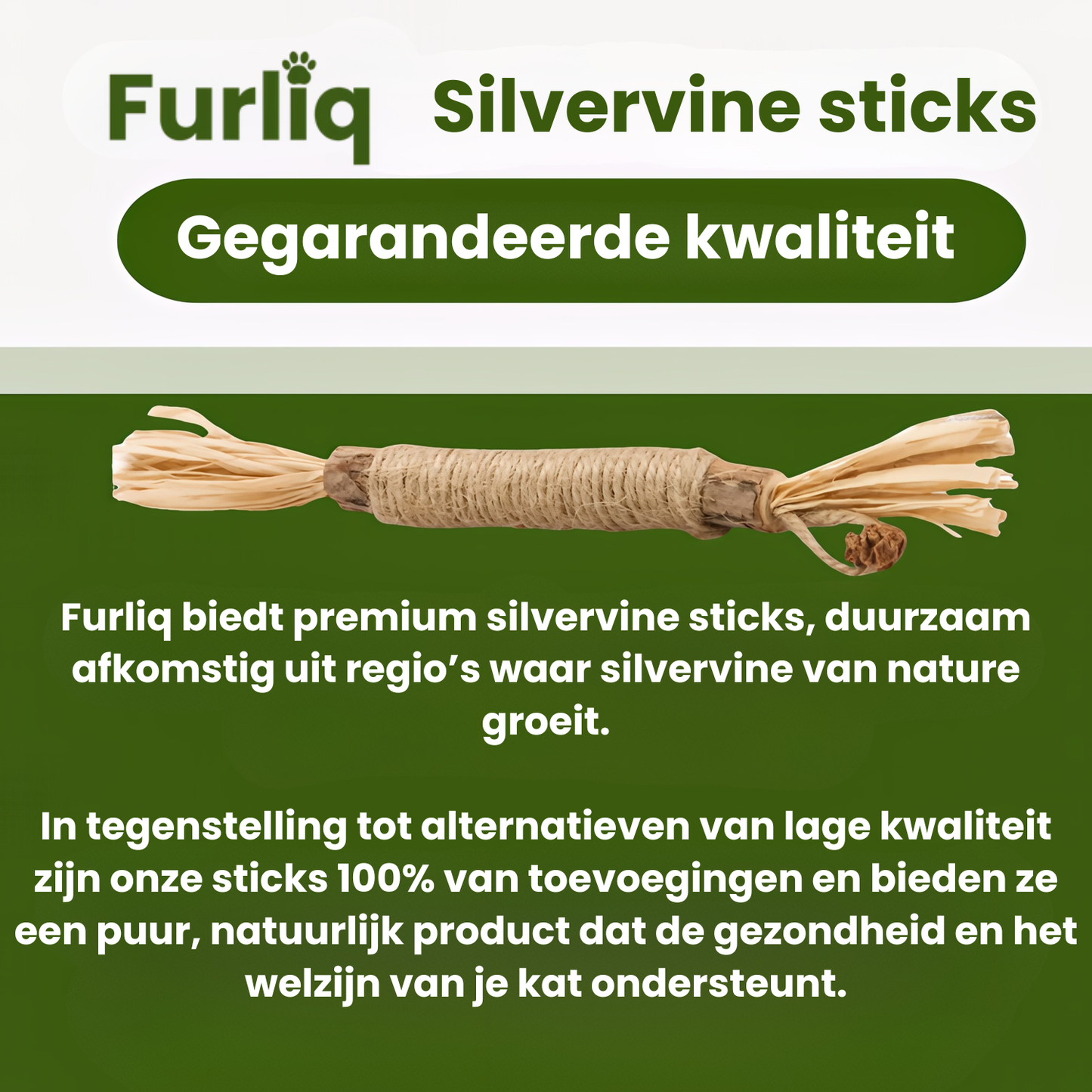 Furliq Natuurlijke Silvervine Tandsticks